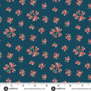 AND Lighthouse Sand Verbena - A-1479-B Navy - Cotton Fabric