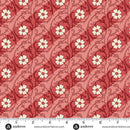 AND Lighthouse Salt Marsh Mallow - A-1483-R Red Roof - Cotton Fabric