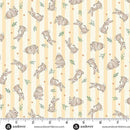 AND Little Ones Bunnies - 191-Y Yellow - Cotton Fabric