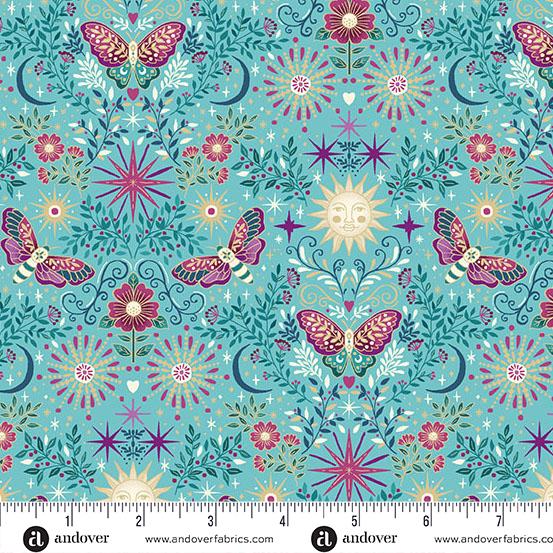 AND Luna - MU-072-T - Cotton Metallic Fabric