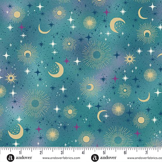 AND Luna - MU-073-T - Cotton Metallic Fabric