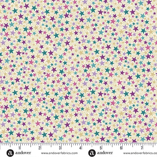 AND Luna - MU-074-Q - Cotton Metallic Fabric