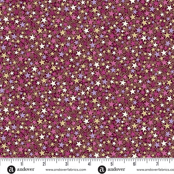 AND Luna - MU-074-R - Cotton Metallic Fabric