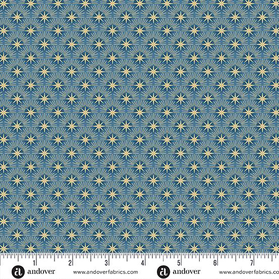 AND Luna - MU-075-B - Cotton Metallic Fabric