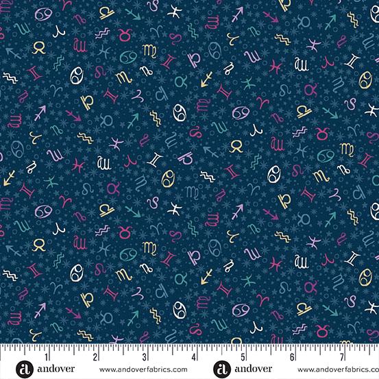 AND Luna - MU-076-B - Cotton Metallic Fabric