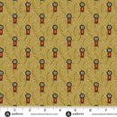AND Madison Manor Revisited Firecracker - 6024-Y Yellow - Cotton Fabric