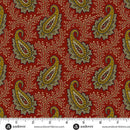 AND Madison Manor Revisited Main Paisley - 10139-R Red - Cotton Fabric