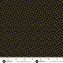 AND Madison Manor Revisited Tossed Leaf - 10146-K Black - Cotton Fabric