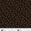 AND Madison Manor Revisited Vine - 10144-R Black/Red - Cotton Fabric