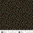 AND Madison Manor Revisited Vine - 10144-Y Black/Yellow - Cotton Fabric