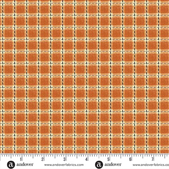AND Midnight Moon Baker's Twine - 1534-O Pumpkin - Cotton Fabric