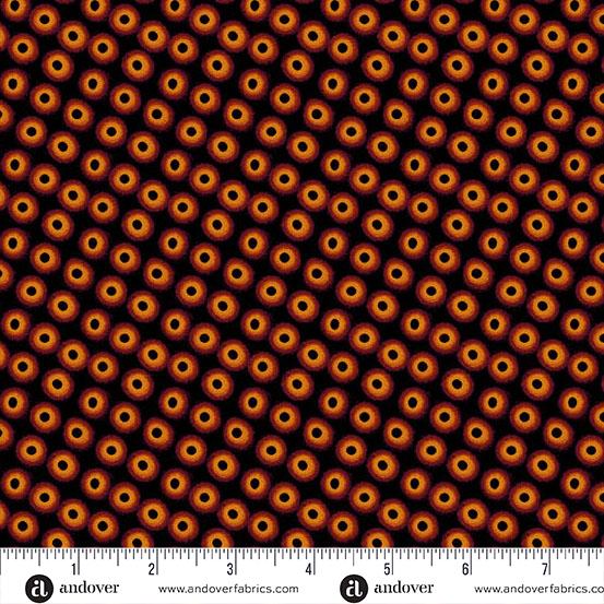 AND Midnight Moon Eclipse - 1535-K Noir - Cotton Fabric