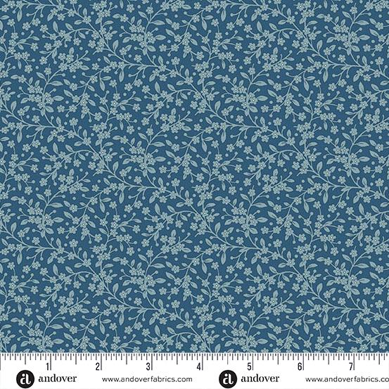 AND Petite Beehive - A-1317-B Cobalt - Cotton Fabric