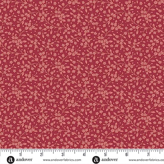 AND Petite Beehive - A-1317-R Apple - Cotton Fabric