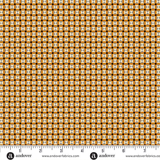 AND Pumpkin Licorice - A-1107-O - Cotton Fabric
