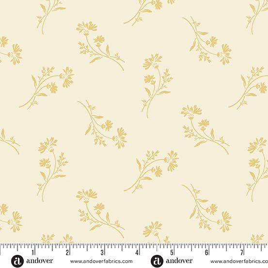 AND Sewing Basket Petunia - A-949-L Topaz - Cotton Fabric