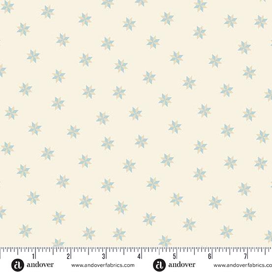 AND Sewing Bird Le Moyne Star - 1610-L Shell - Cotton Fabric