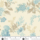 AND Sewing Bird Bed of Roses - 1600-L Linen - Cotton Fabric