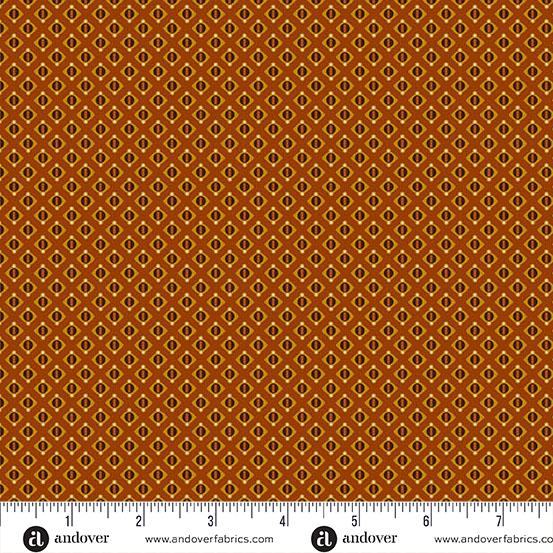 AND Spice Market Cat's Eyes - 6018-O Anise - Cotton Fabric