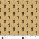 AND Spice Market Paisley Fern - 6024-LN White Pepper - Cotton Fabric