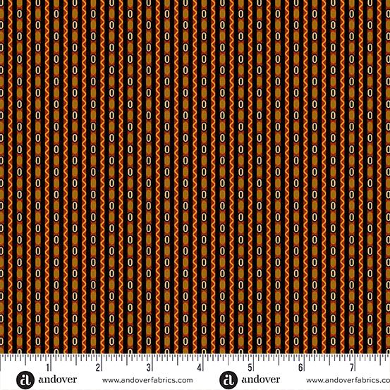 AND Spice Market Runner Beans - 6019-K Black Pepper - Cotton Fabric