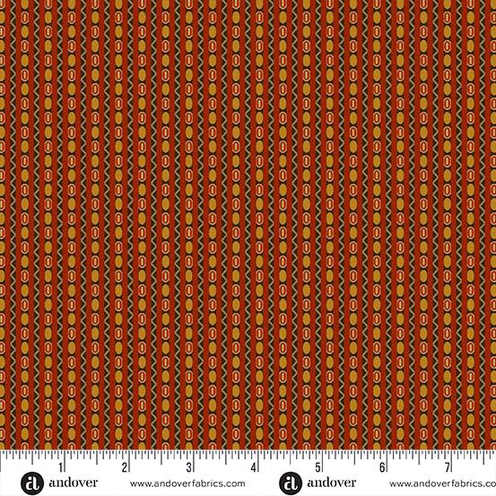 AND Spice Market Runner Beans - 6019-O Tamarind - Cotton Fabric