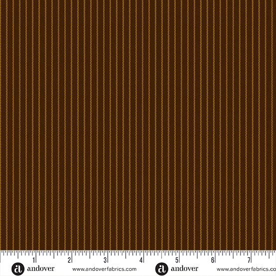 AND Spice Market Zig Zag - 5689-N Nutmeg - Cotton Fabric