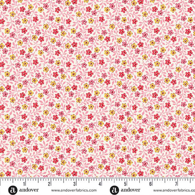 AND Sweet Things Groundcover - 1641-E Pink - Cotton Fabric