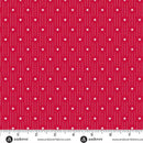 AND Tradition Pin Dot Stripe - A-1328-R Red - Cotton Fabric