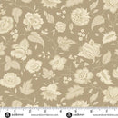 AND Wildflower Cottage Quaint - 1592-N Mocha - Cotton Fabric