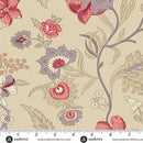 AND Wildflower Cottage Wildflowers - 1590-L Linen - Cotton Fabric