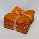 Assorted Orange Fat Quarter Bundle - 20 Fat Quarters - Precut