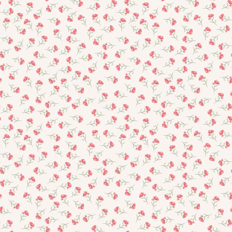 BF Lightweight Liverpool Ditsy Floral - FT02508287 Cream- Dress & Apparel Fabric