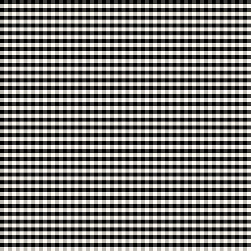BF Single Brushed Poly Gingham - FT202508292 Black - Dress & Apparel Fabric