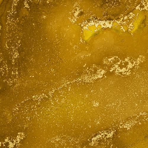 BLK Alabaster Wings - 3852-33 Gold - Cotton Fabric