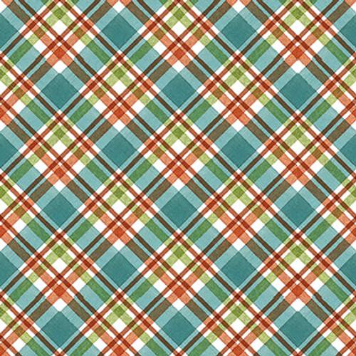 BLK Autumn Blessings - 3319-67 Teal - Cotton Fabric