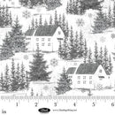 BLK Be Merry and Shine Bright - 4118-01 White - Cotton Fabric