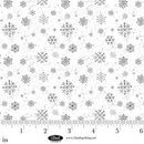 BLK Be Merry and Shine Bright - 4122-01 White - Cotton Fabric