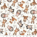 BLK Cheerful Cheeks - 3489-01 White - Cotton Fabric