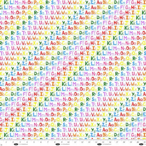 BLK Color My World - 4085-01 White/Multi - Cotton Fabric