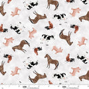 BLK Country Morning - 4959-19 Gray - Cotton Fabric