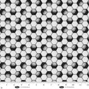 BLK Goalbound Soccer Ball Pattern - 4757-01 White - Cotton Fabric
