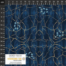 BLK Gracefully Broken - 4504-126 Navy - Cotton Fabric