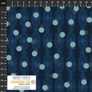 BLK Gracefully Broken Big Dots - 4504-131 Navy - Cotton Fabric