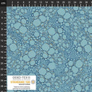 BLK Gracefully Broken Design With Circles - 4504-130 Light Blue - Cotton Fabric