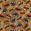BLK Homestead Heritage - 4877-32 Light Brown - Cotton Fabric