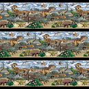 BLK Land Of The Giants - 3385-33 Sand - Cotton Fabric