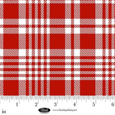 BLK Plaid Essentials - 3967-88 Red - Cotton Fabric