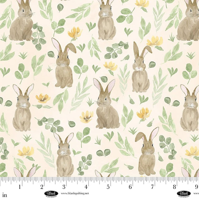 BLK Spring Serenade - 4490-41 White - Cotton Fabric