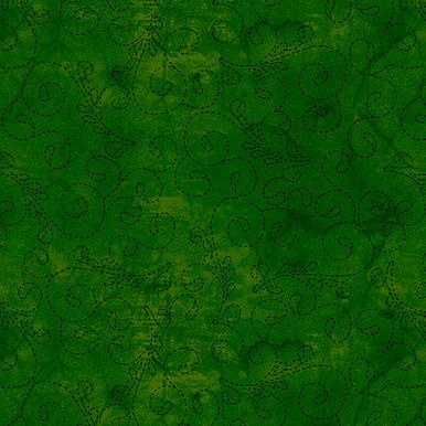 BLK Stitch 108" - 1201-66 Green - Cotton Fabric